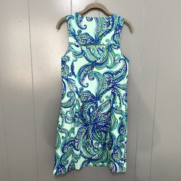 Lilly Pulitzer Poolside Blue Keep It Current Penelope Preppy Shift Dress 8 - Picture 8 of 11